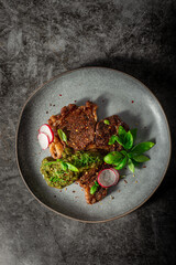 Rib eye steak delicious