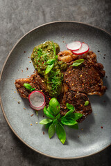 Rib eye steak delicious