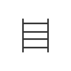 Ladder icon isolated on white background. Construction symbol modern, simple, vector, icon for website design, mobile app, ui. Vector Illustration