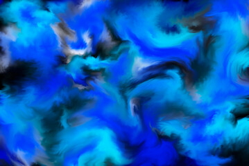 Fototapeta na wymiar Abstract clouds. Multicolor dynamic background. Colored fluid explosion. 3d rendering 