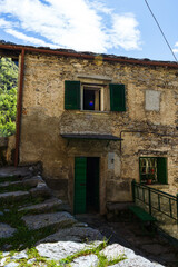 Codera: a small town isolated from civilization in the Valtellina Mountains, Italy - May 2021.