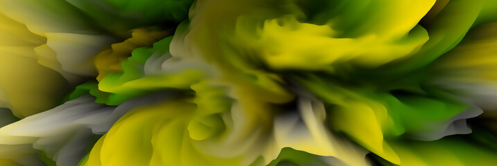 Colorful abstract background, surreal dreamy clouds, fantasy mountains, texture of alien planet, abstract surface texture. 3d illustration
