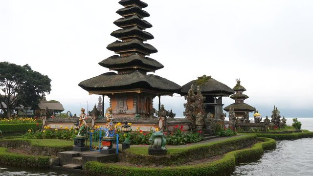 Traditional balinese architecture. Hindu temple