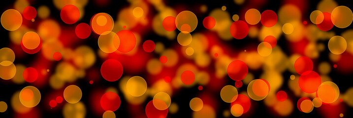 Abstract magical bokeh lights effect background. Colorful defocused lights. 3d illustration
