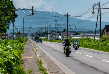 北海道のツーリングイメージ 北海道ニセコエリア