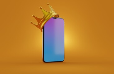 Smartphone with crown