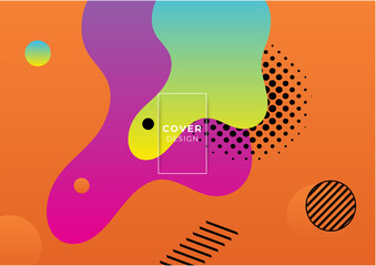 Abstract background with minimal geometric shapes. 