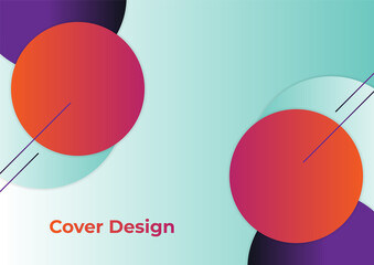 Abstract background with minimal geometric shapes. 