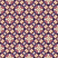 Geometric seamless pattern, ornament.