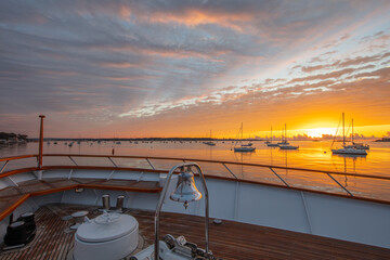 sunrise from the bow