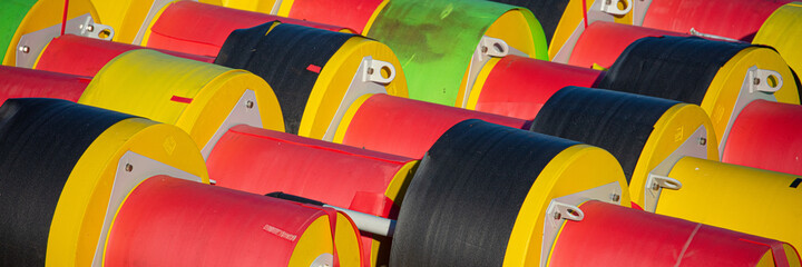 colorful buoys