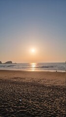 Naklejka premium Daecheon's sunset