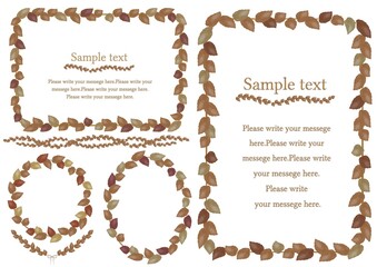 葉っぱのフレーム-3