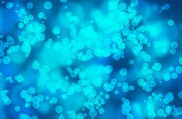 Abstract magical bokeh lights effect background. Colorful defocused lights. 3d illustration
