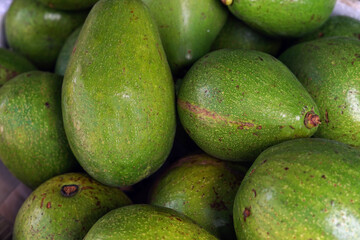 Fresh avocado in traditional market