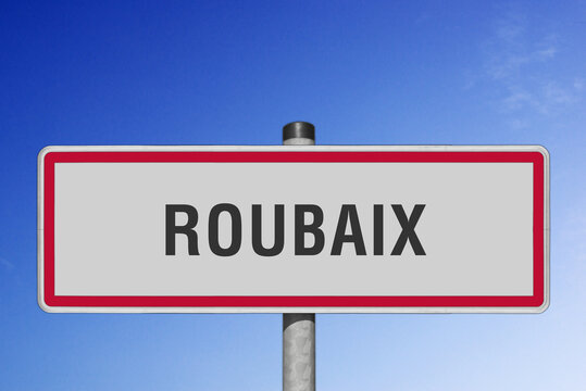 Roubaix, panneau, (symbolique)