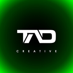 TAD Letter Initial Logo Design Template Vector Illustration