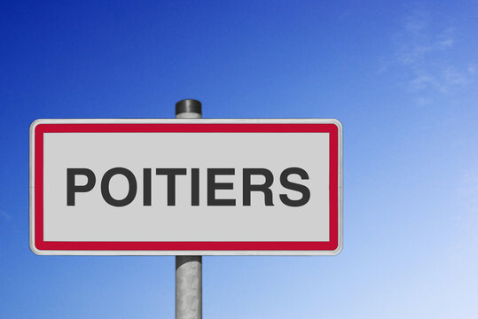 Poitiers, panneau, (symbolique)