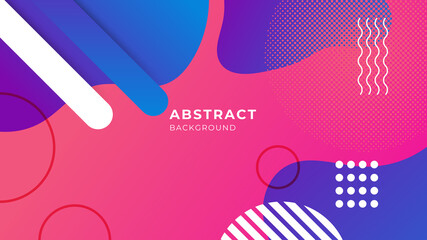 Colorful geometric background. Liquid color background design. Fluid shapes composition. Vector illustration.
