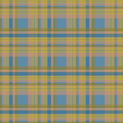 Seamless tartan plaid pattern background. Fabric texture. Vector.