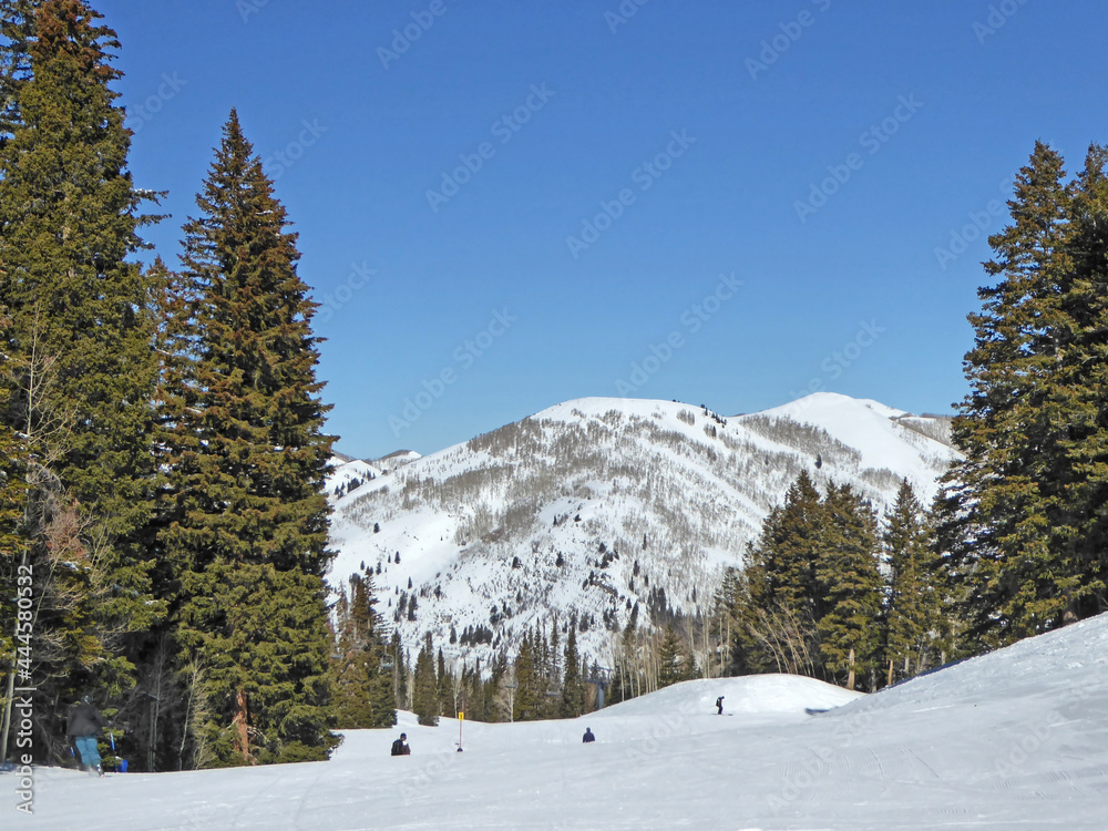 Wall mural solitude ski resort in utah