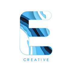 
Logo E Letter Design with Fonts and Creative Letters.