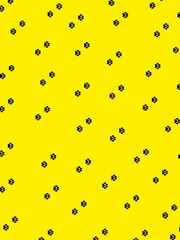 Yellow paw background 