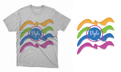  Typography and Vector T-shirt Design layout