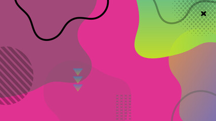 Gradient geometric shape abstract background