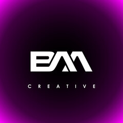 BAA Letter Initial Logo Design Template Vector Illustration