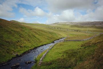 Swilla Glen and The River Twist on the Ingleton Waterfals Trail, in the Yorkshire Dales, North Yorkshire.