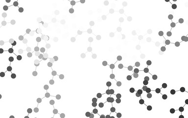 Light Gray vector texture with artificial intelligence concept.