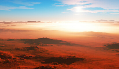 Exoplanet or Extrasolar red planet
