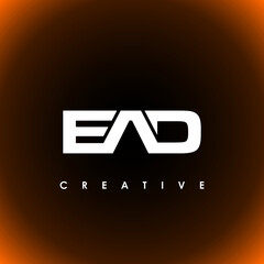 EAD Letter Initial Logo Design Template Vector Illustration