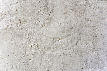 handmade concrete wall painted white, background wall, white wallpaper