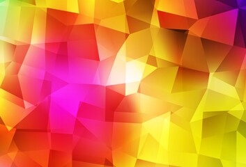 Obraz premium Dark Multicolor vector abstract mosaic backdrop.