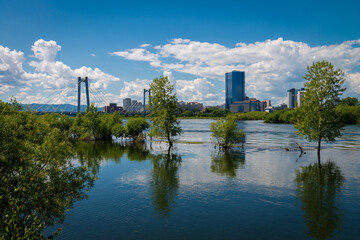 Fototapeta premium the river in the city