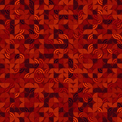 Abstract Geometric Pattern generative computational art illustration