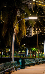 Future design park street lamp Downtown Miami