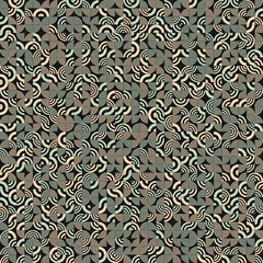 Abstract Geometric Pattern generative computational art illustration