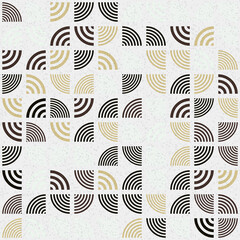 Abstract Geometric Pattern generative computational art illustration