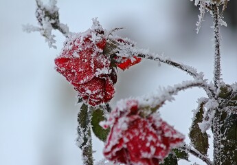 róże zimą