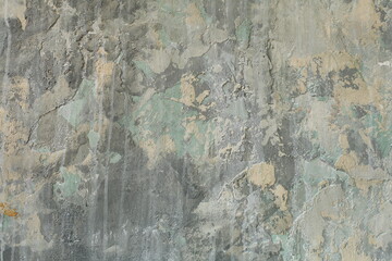 Scratched wall. Gray stucco background