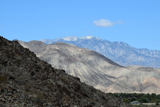 Three Desert Mountains in a Row