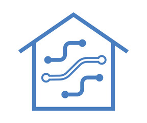 home data connection logo design