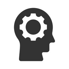 intelligence mind setting icon design