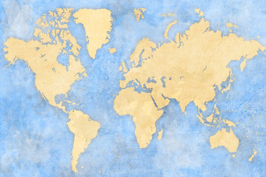 Fototapeta world map stone texture pattern backdrop