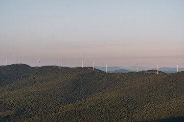 Mountaintop windmills