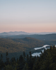 Sunset from Mt. Norris