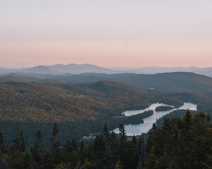 Sunset from Mt. Norris
